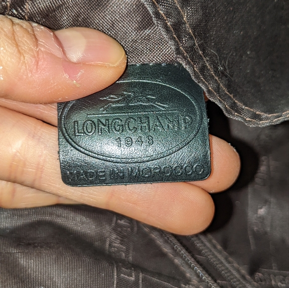 Longchamp black leather 2.0 drawstring bucket bag - Picture 7 of 8